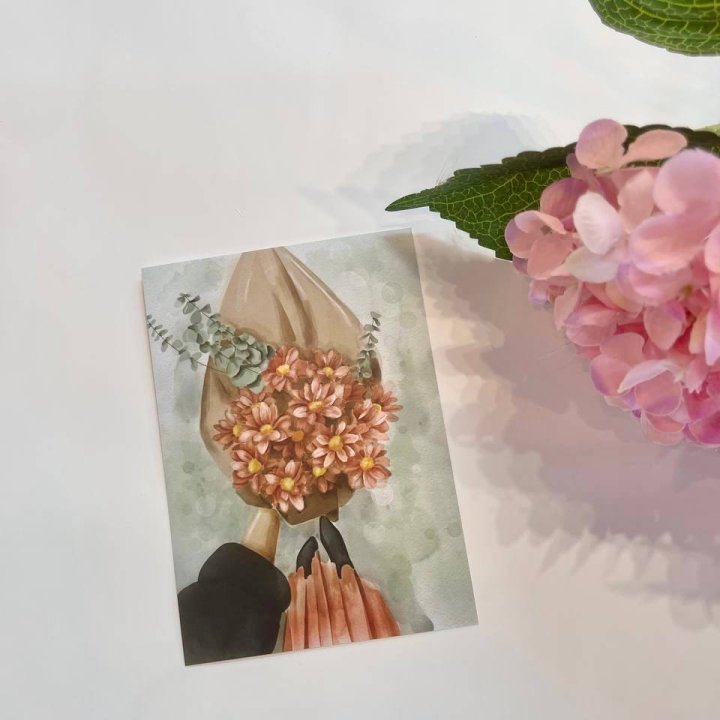 Открытка к букету "Букет" в Йошкар-Оле