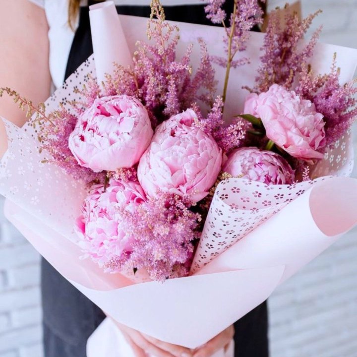 Букет пионов "Мелиса" в Йошкар-Оле