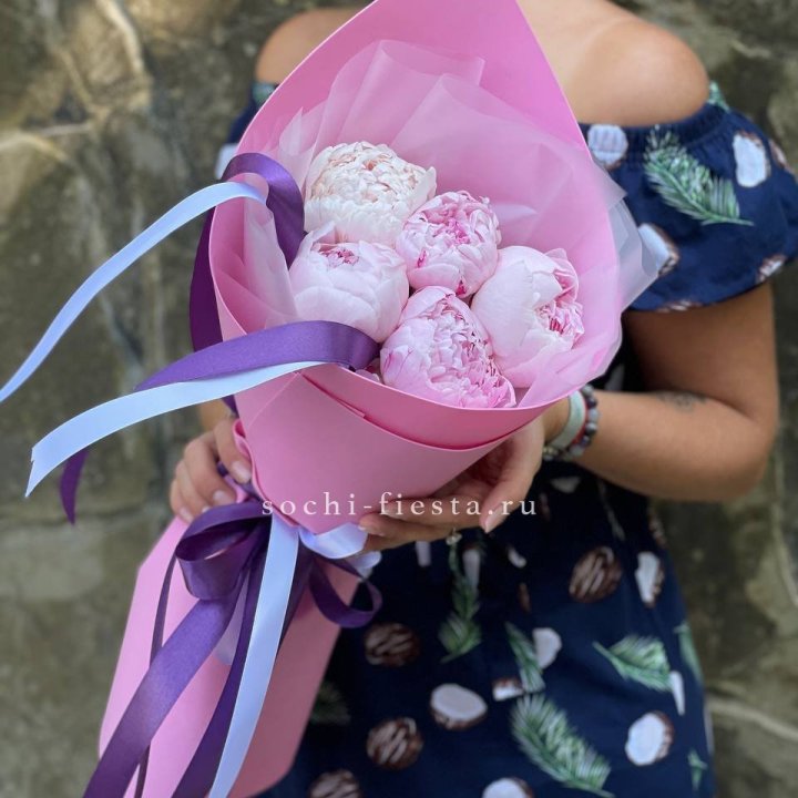 Букет пионов "НАЙ" в Йошкар-Оле
