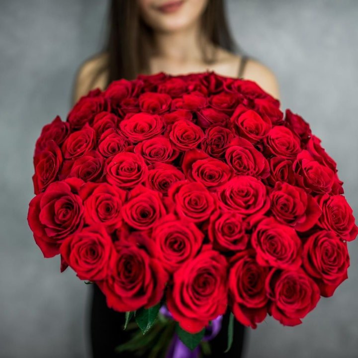 51 красная роза в Йошкар-Оле