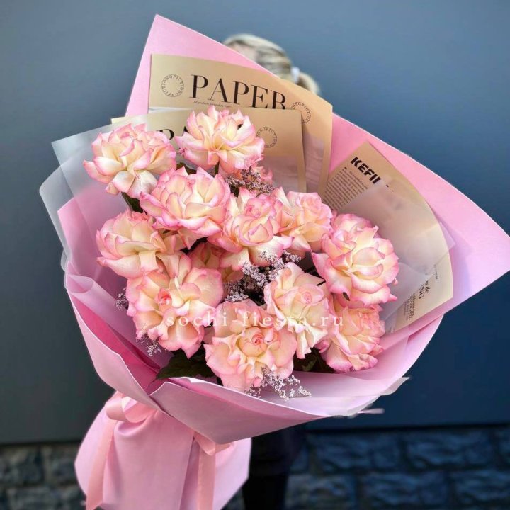 15 французских роз "Джумилия" в Йошкар-Оле