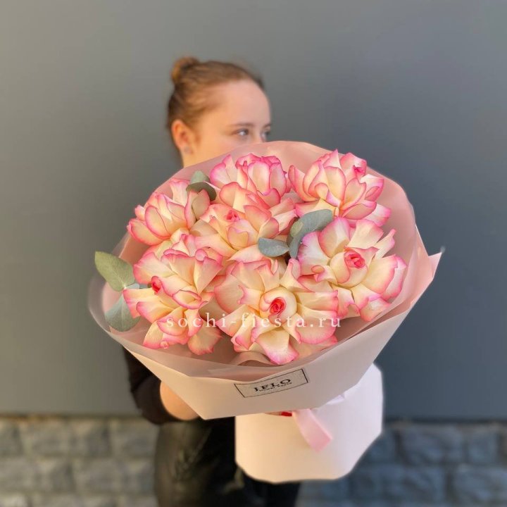 7 французских роз Джумилия в Йошкар-Оле