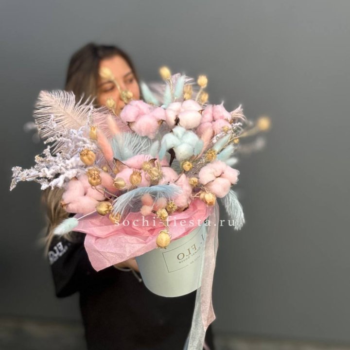 Авторский бокс с сухоцветами №2 в Йошкар-Оле