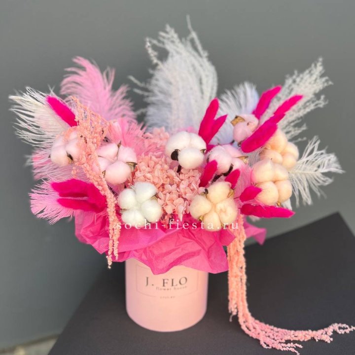 Авторский бокс с сухоцветами №1 в Йошкар-Оле