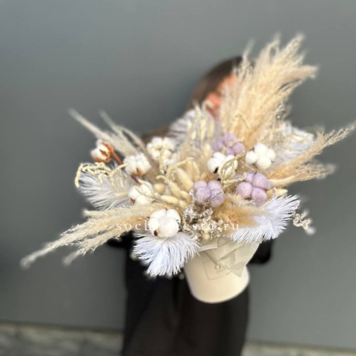 Авторский бокс с сухоцветами №3 в Йошкар-Оле