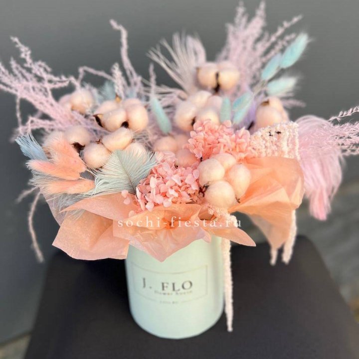 Авторский бокс с сухоцветами №3 в Йошкар-Оле