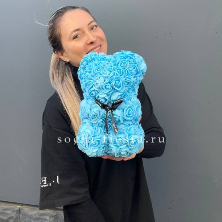 Игрушка медведь голубая в Йошкар-Оле