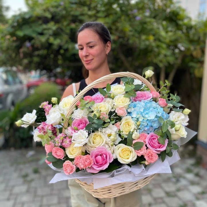 Цветочная корзина №2 в Йошкар-Оле