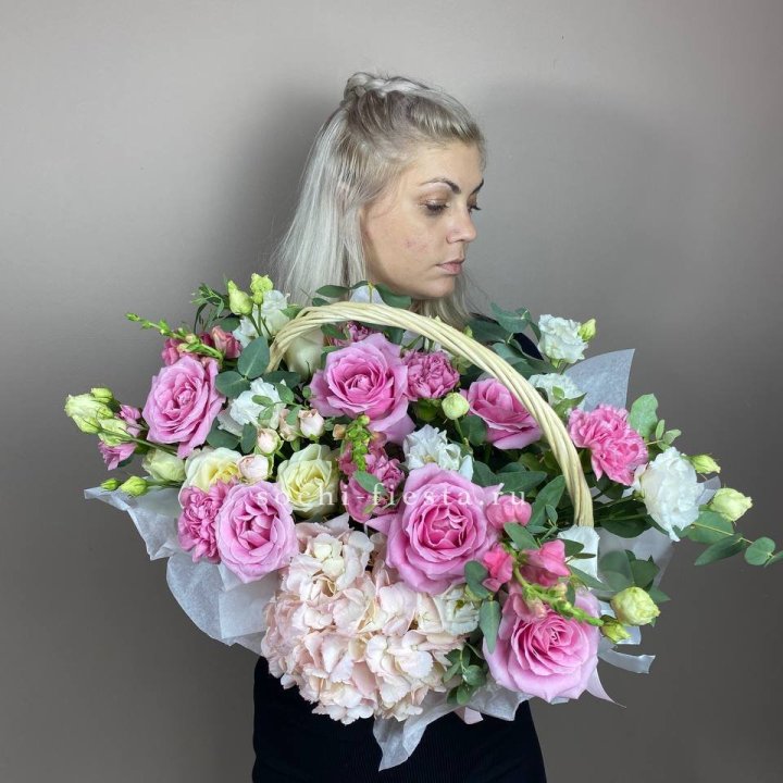 Цветочная корзина № 5 в Йошкар-Оле