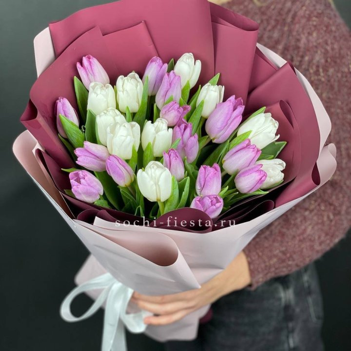 25 тюльпанов микс в Йошкар-Оле