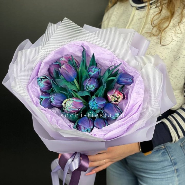 Букет тюльпанов "Пандора" в Йошкар-Оле