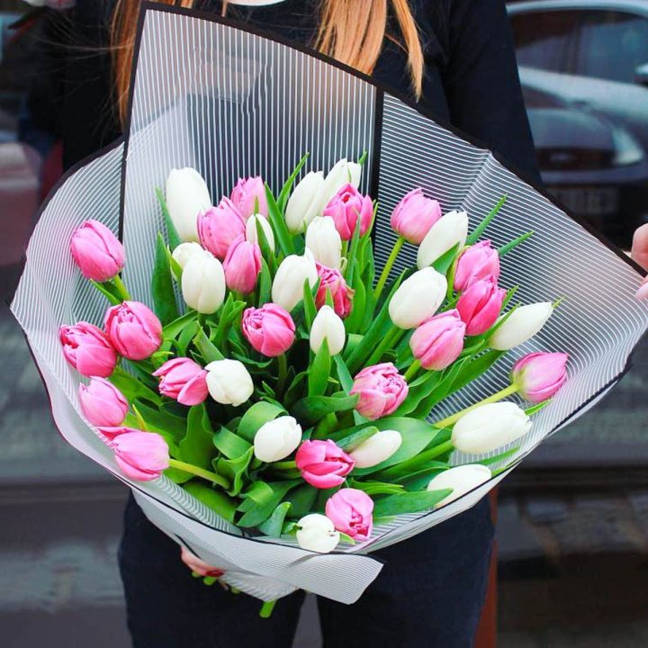 29 тюльпанов микс в Йошкар-Оле