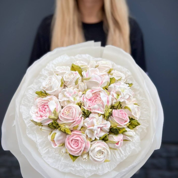 Сладкий букет из ЗЕФИРА нежный в Йошкар-Оле